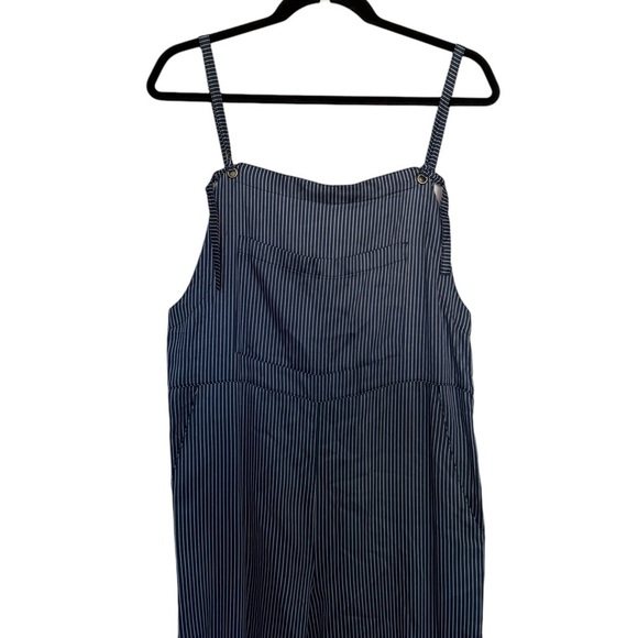 Lacausa Striped Overall Jumpsuit - Picture 3 of 7
